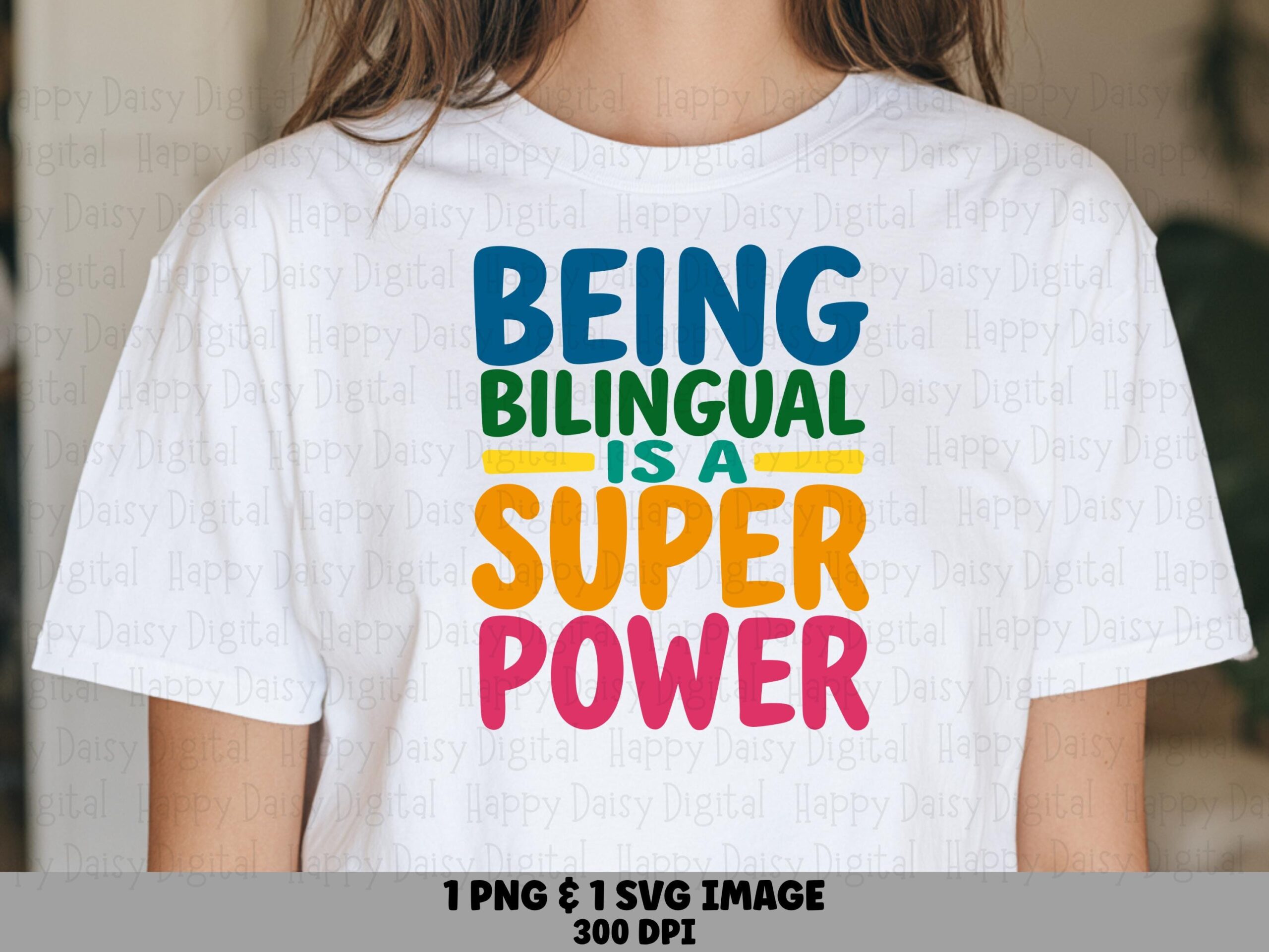 Bilingual Svg, Colorful Pride Design, Teacher Graphic | Png File, Print-Ready 300DPI, Commercial License, Tumbler Tote Mug
