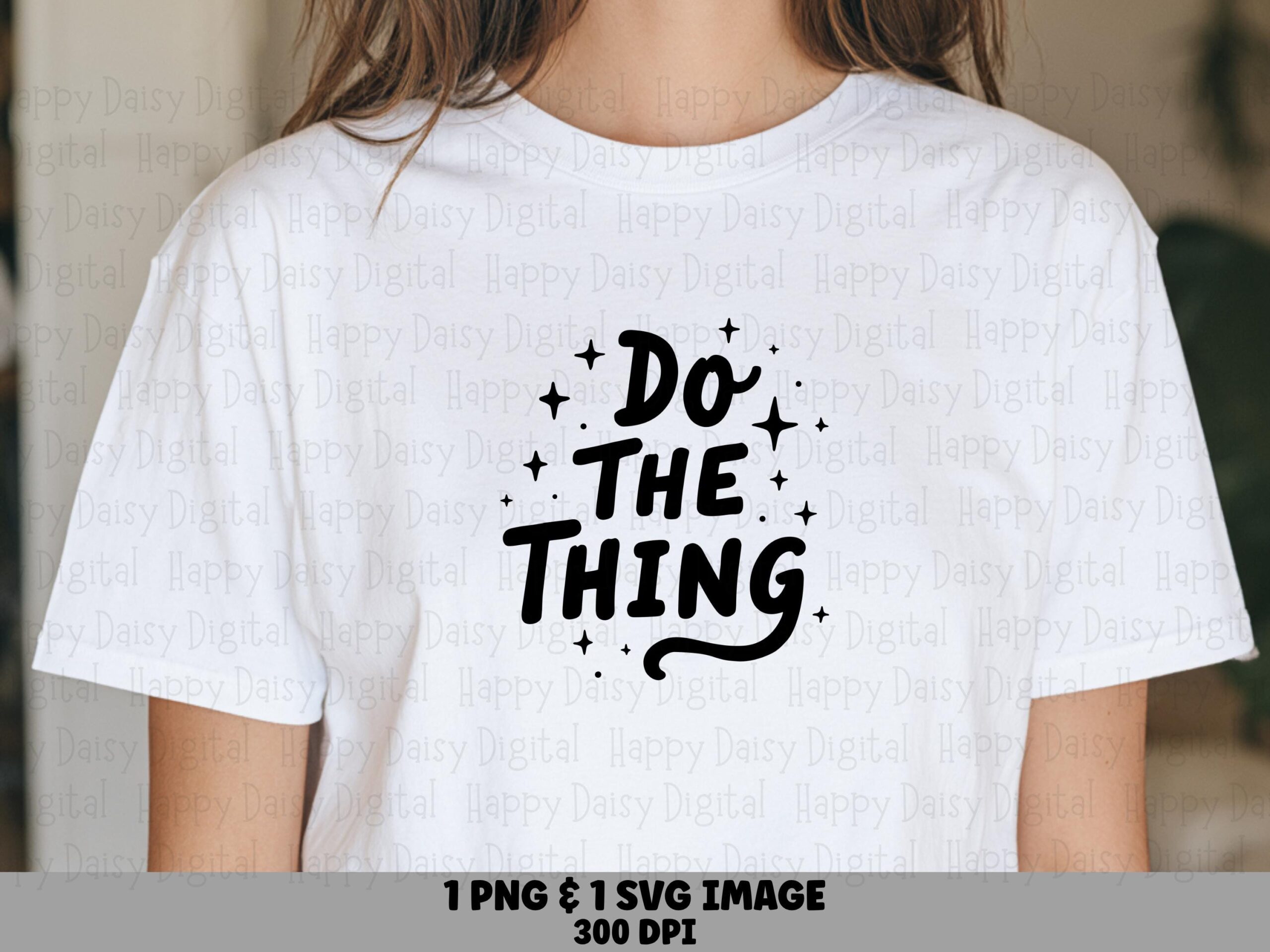 Do The Thing, Motivational SVG Bundle | Sparkle Lettering PNG | Cricut Silhouette Ready, 300 DPI Commercial Use