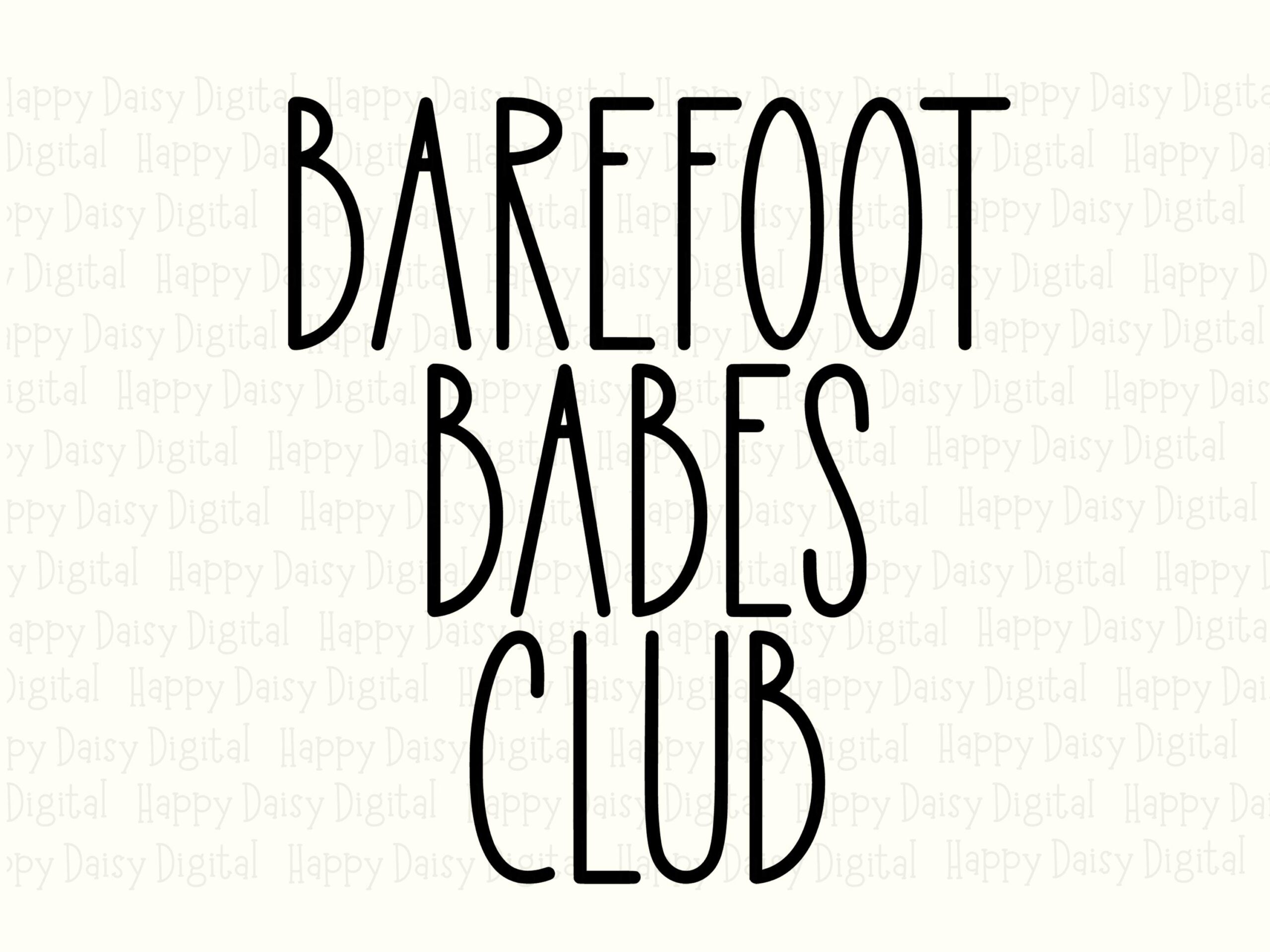 Barefoot Babes, Beach Boho SVG PNG Bundle | Tall Thin Font Design, Commercial Use - Cricut Silhouette Canva - Image 2