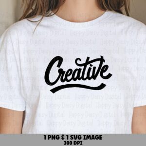 Creative Svg, Distressed Brush Script Design Bundle | Png Digital Files, Print-Ready 300 DPI, For Cricut Silhouette Canva