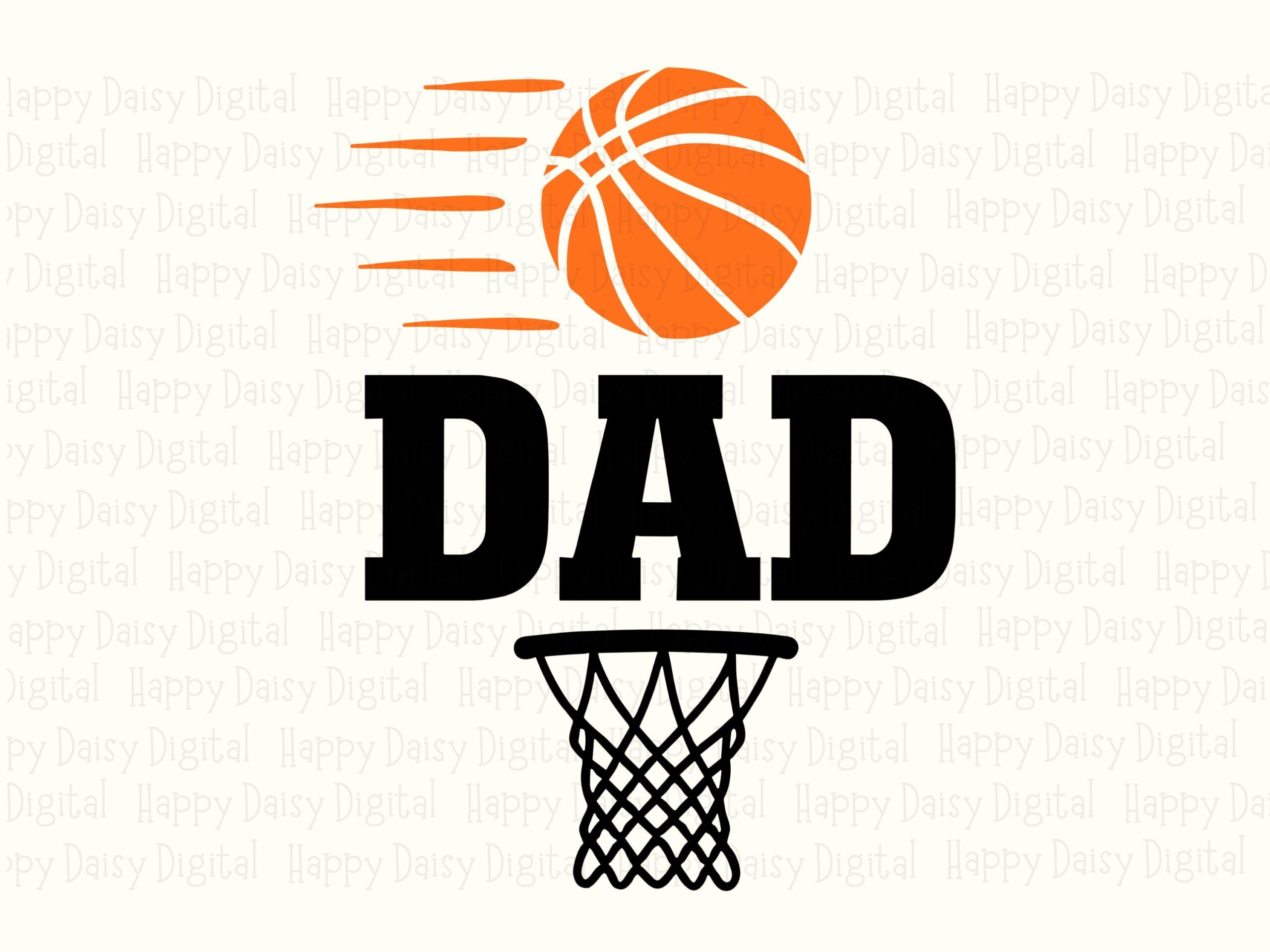 Basketball Dad, Motion Streak Design PNG & SVG | Commercial Use, 300 DPI, Print Ready, Net Icon, Cricut Compatible - Image 2