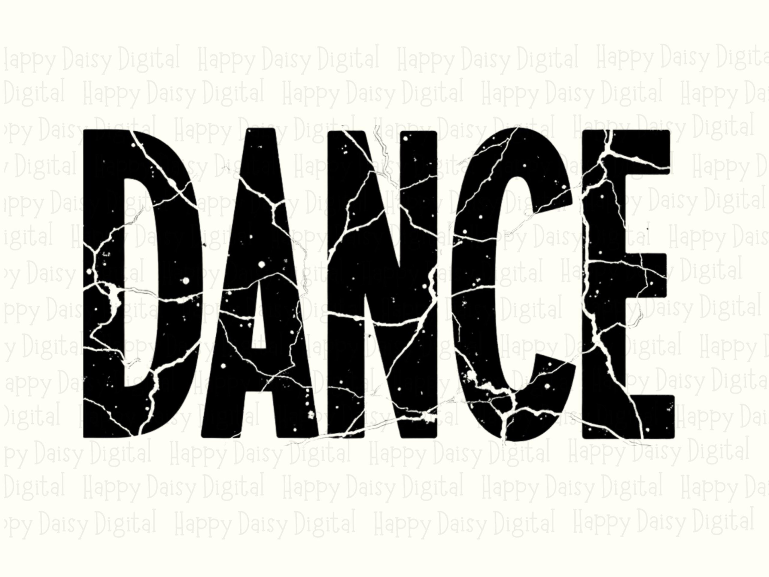 Dance Design, Grunge Distressed Tee PNG | Sublimation Printable, 300 DPI | Commercial Use Clipart - Image 2