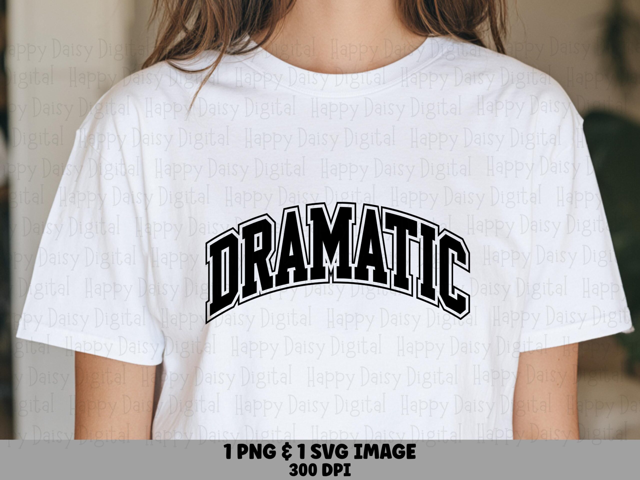 Dramatic Quote, Varsity Arch Graphic, PNG & SVG | Bold Collegiate Font, 300 DPI, Commercial License